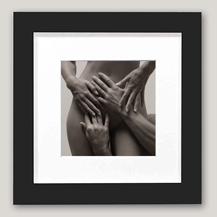 Lauren Crist “Hands” 392 – 6×6 mini framed